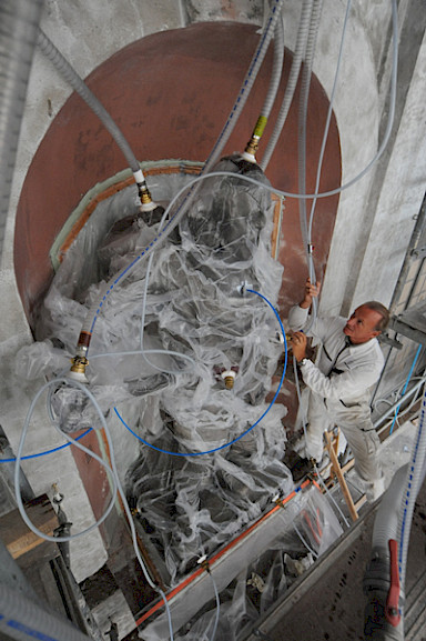 In-situ vacuum treatment