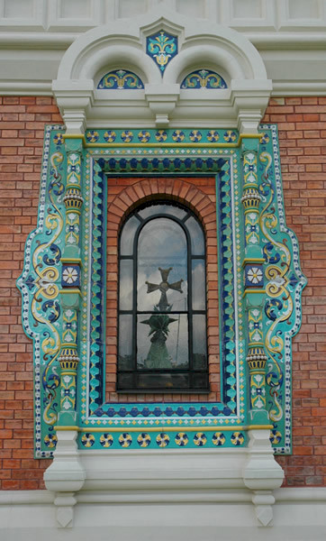 Window frames after restoration