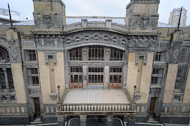 detail F south façade previous condition